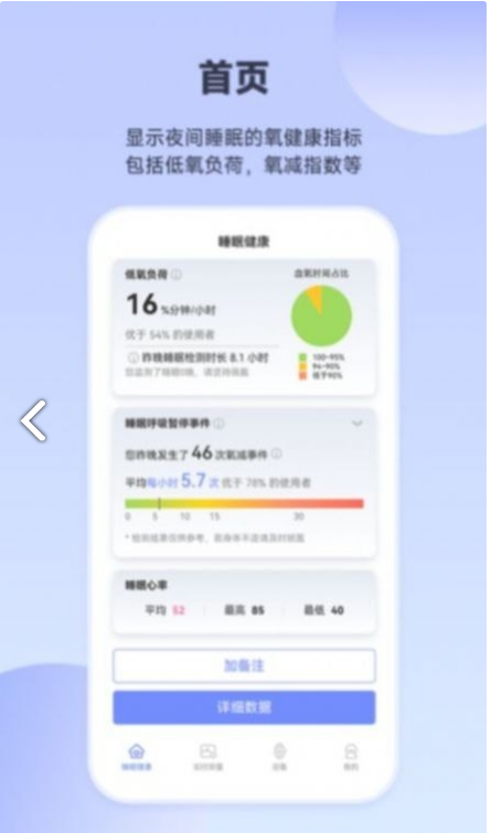 睡眠氧健康截图