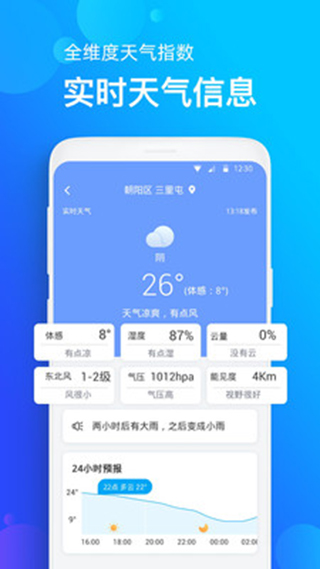 手机天气预报截图