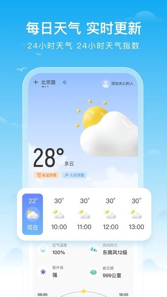 芒果天气预报截图