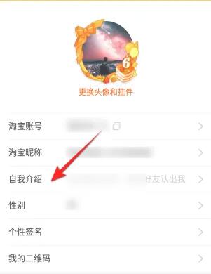 《淘宝》自我介绍修改方法
