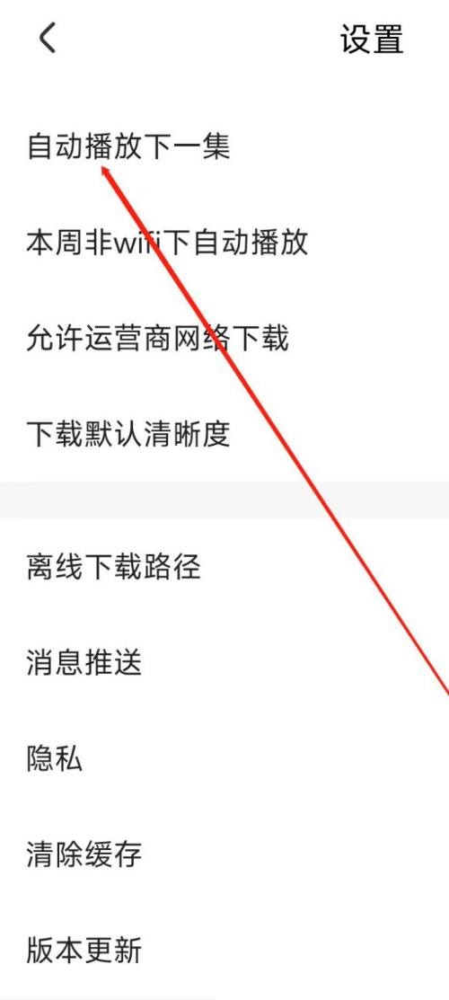 《央视影音》自动播放下一集设置方法